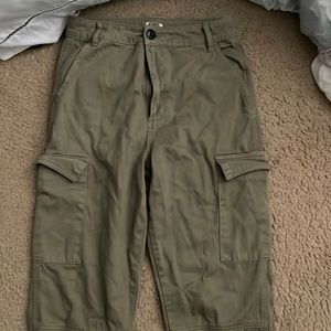 billabong size 28 women’s green cargo pants